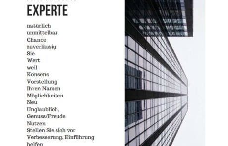 Sales Wörter in der Bewerbung