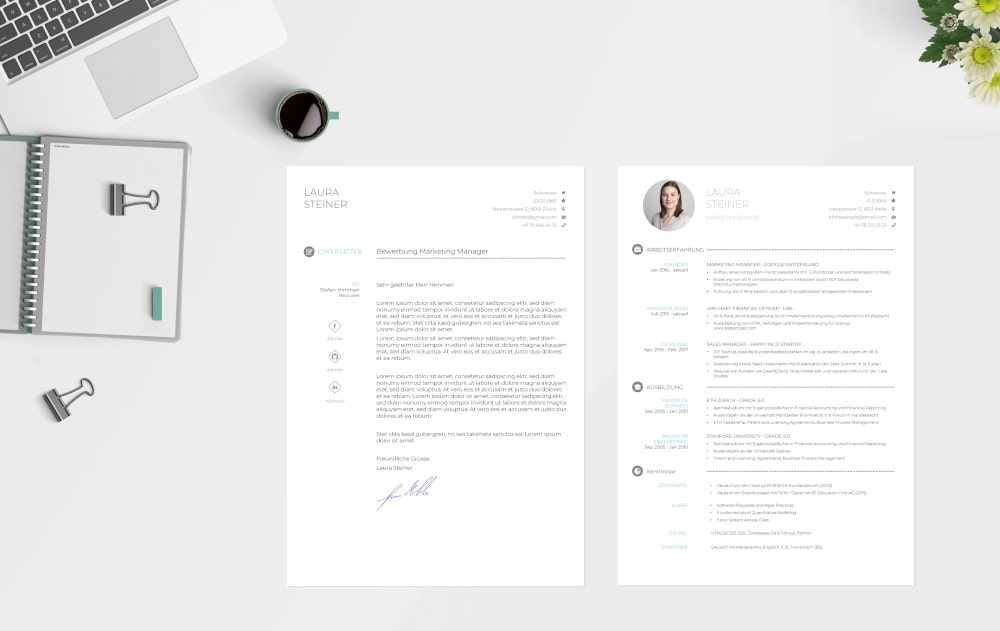 Tabellarischer Lebenslauf - funktional oder chronologisch