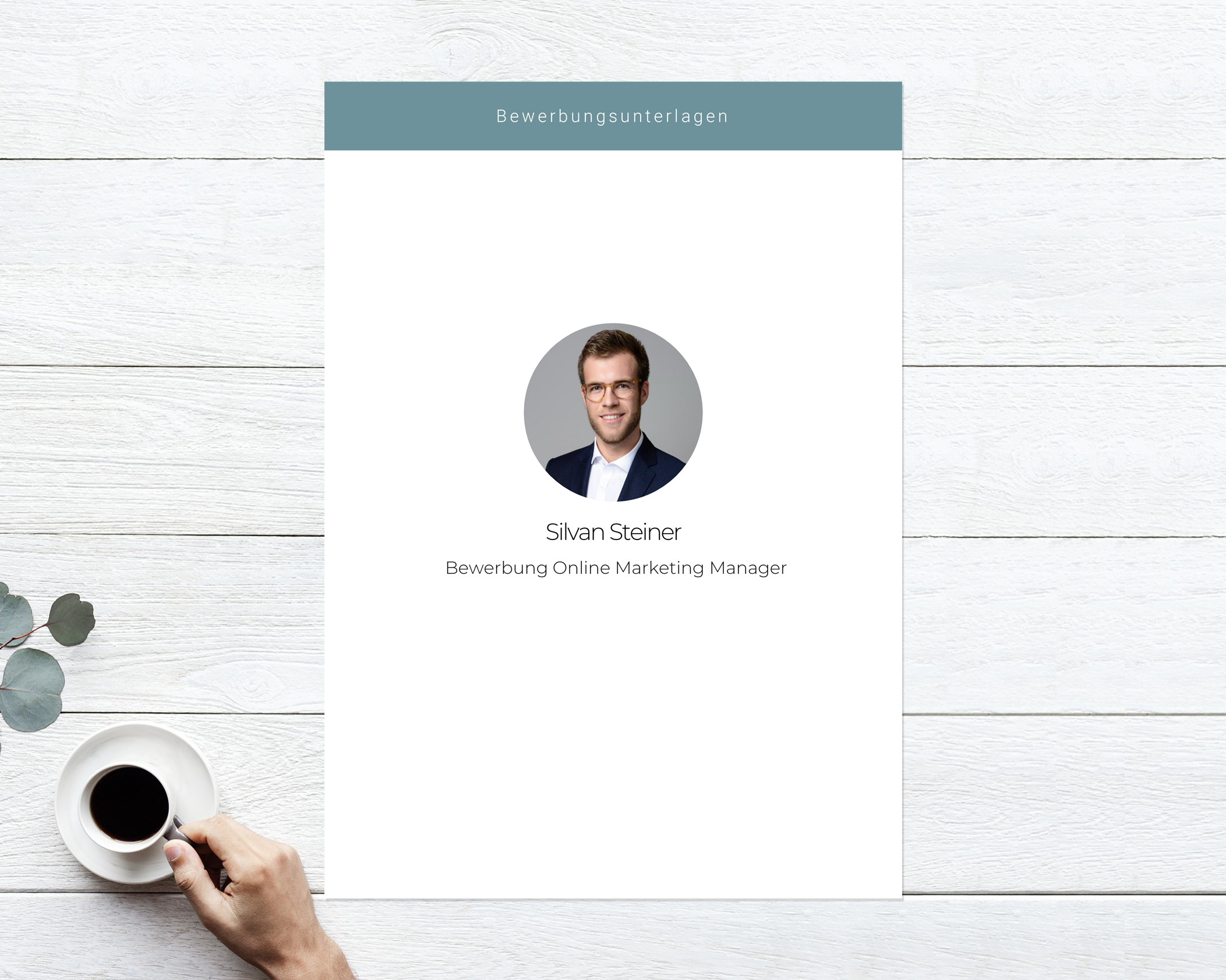 Deckblatt Bewerbung