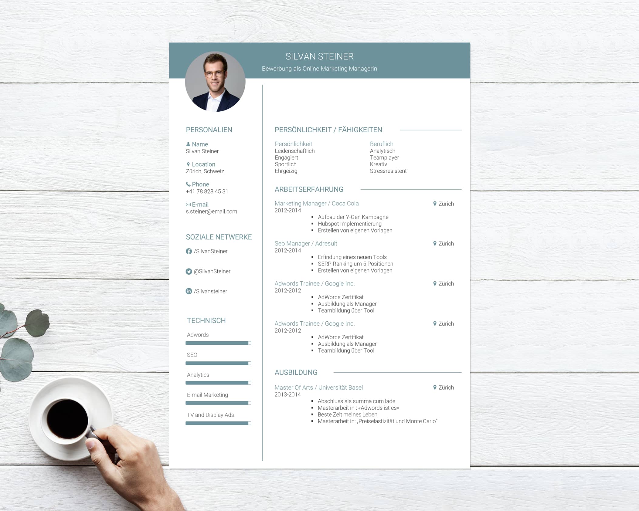 Kopfzeile Bewerbung Kopfzeile Bewerbung